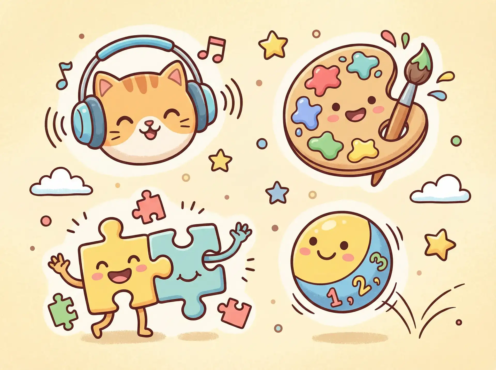 小朋友的手工作品 - 向东是大海全集 益智创作